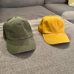 Set of 2 JCrew baseball hats (only worn once)